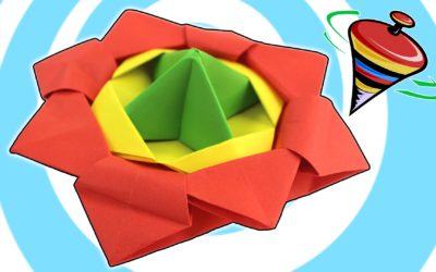 Origami Spinning Top Tutorial by Origamite