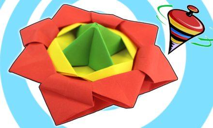 Origami Spinning Top Tutorial by Origamite