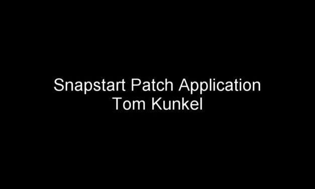 Snapstart video application by Tkunkel